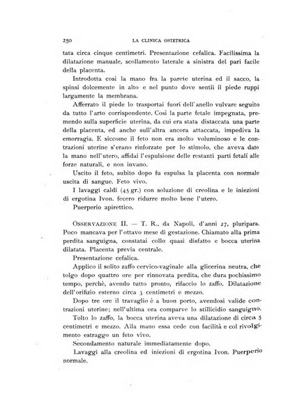 La clinica ostetrica rivista di ostetricia, ginecologia e pediatria. - A. 1, n. 1 (1899)-a. 40, n. 12 (dic. 1938)