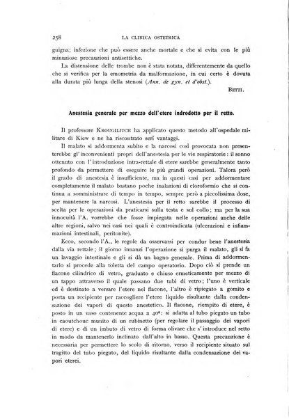 La clinica ostetrica rivista di ostetricia, ginecologia e pediatria. - A. 1, n. 1 (1899)-a. 40, n. 12 (dic. 1938)