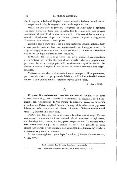 La clinica ostetrica rivista di ostetricia, ginecologia e pediatria. - A. 1, n. 1 (1899)-a. 40, n. 12 (dic. 1938)