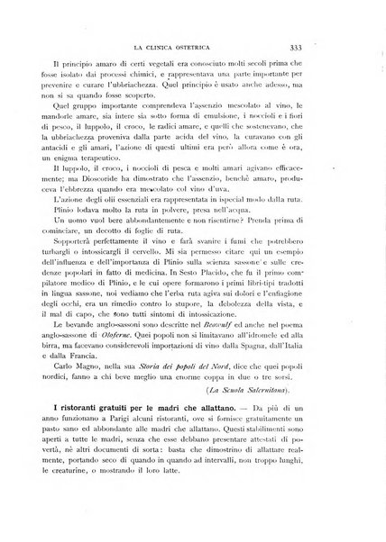 La clinica ostetrica rivista di ostetricia, ginecologia e pediatria. - A. 1, n. 1 (1899)-a. 40, n. 12 (dic. 1938)