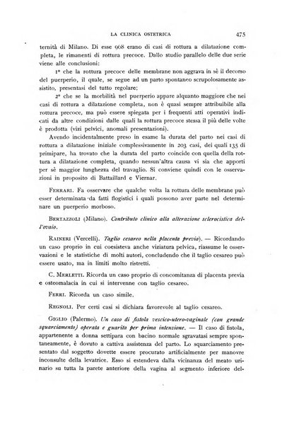 La clinica ostetrica rivista di ostetricia, ginecologia e pediatria. - A. 1, n. 1 (1899)-a. 40, n. 12 (dic. 1938)