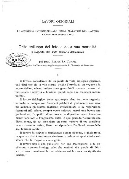 La clinica ostetrica rivista di ostetricia, ginecologia e pediatria. - A. 1, n. 1 (1899)-a. 40, n. 12 (dic. 1938)