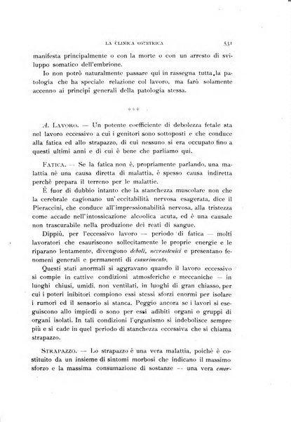 La clinica ostetrica rivista di ostetricia, ginecologia e pediatria. - A. 1, n. 1 (1899)-a. 40, n. 12 (dic. 1938)