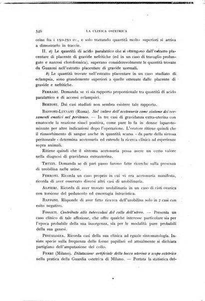 La clinica ostetrica rivista di ostetricia, ginecologia e pediatria. - A. 1, n. 1 (1899)-a. 40, n. 12 (dic. 1938)