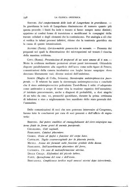 La clinica ostetrica rivista di ostetricia, ginecologia e pediatria. - A. 1, n. 1 (1899)-a. 40, n. 12 (dic. 1938)