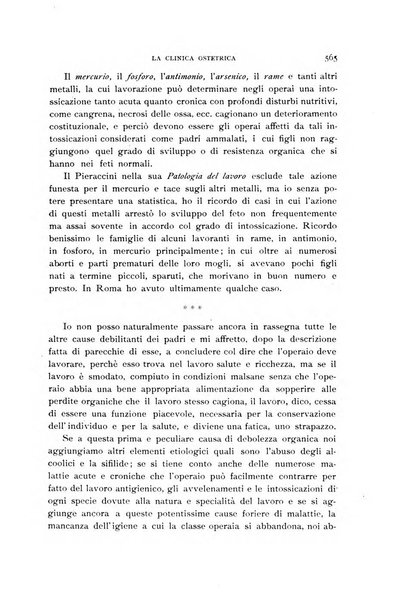 La clinica ostetrica rivista di ostetricia, ginecologia e pediatria. - A. 1, n. 1 (1899)-a. 40, n. 12 (dic. 1938)