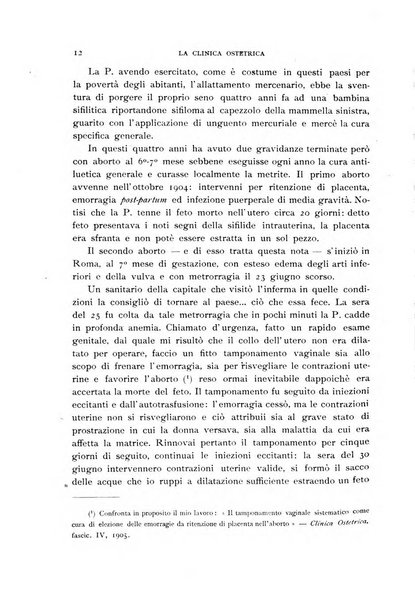 La clinica ostetrica rivista di ostetricia, ginecologia e pediatria. - A. 1, n. 1 (1899)-a. 40, n. 12 (dic. 1938)