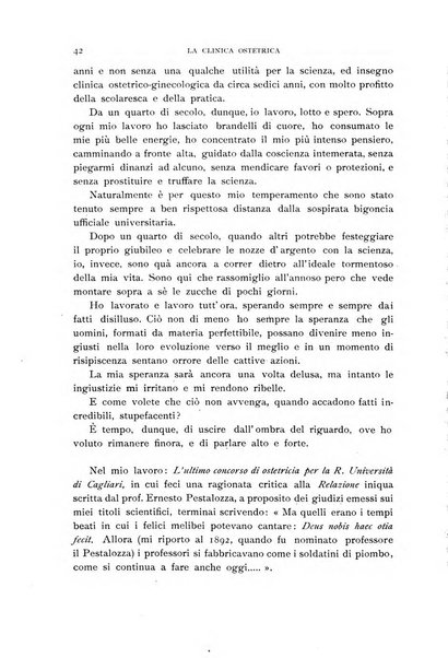 La clinica ostetrica rivista di ostetricia, ginecologia e pediatria. - A. 1, n. 1 (1899)-a. 40, n. 12 (dic. 1938)