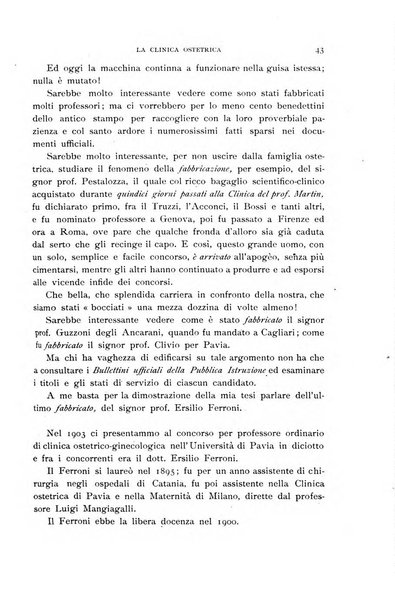 La clinica ostetrica rivista di ostetricia, ginecologia e pediatria. - A. 1, n. 1 (1899)-a. 40, n. 12 (dic. 1938)