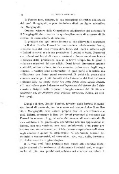 La clinica ostetrica rivista di ostetricia, ginecologia e pediatria. - A. 1, n. 1 (1899)-a. 40, n. 12 (dic. 1938)