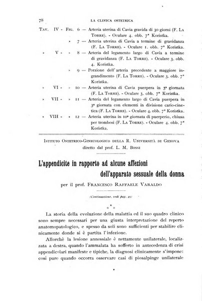 La clinica ostetrica rivista di ostetricia, ginecologia e pediatria. - A. 1, n. 1 (1899)-a. 40, n. 12 (dic. 1938)