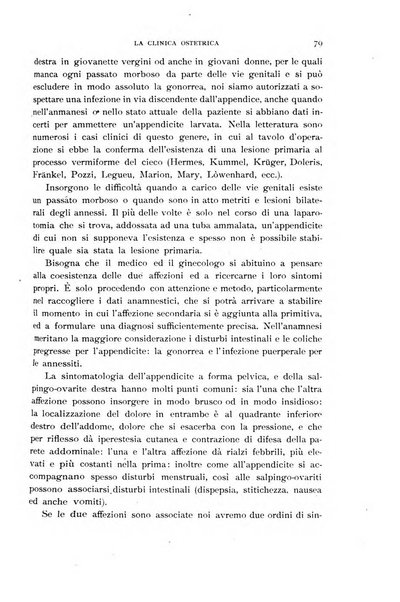 La clinica ostetrica rivista di ostetricia, ginecologia e pediatria. - A. 1, n. 1 (1899)-a. 40, n. 12 (dic. 1938)