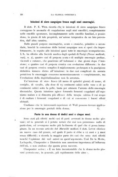 La clinica ostetrica rivista di ostetricia, ginecologia e pediatria. - A. 1, n. 1 (1899)-a. 40, n. 12 (dic. 1938)