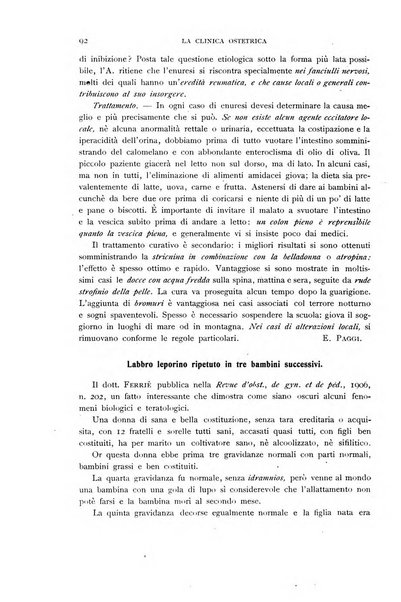 La clinica ostetrica rivista di ostetricia, ginecologia e pediatria. - A. 1, n. 1 (1899)-a. 40, n. 12 (dic. 1938)