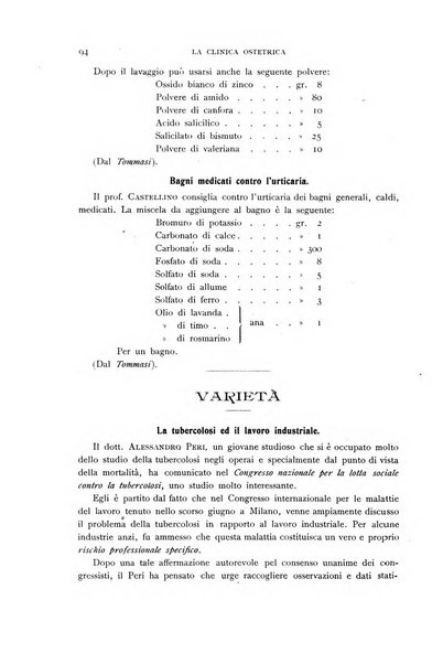 La clinica ostetrica rivista di ostetricia, ginecologia e pediatria. - A. 1, n. 1 (1899)-a. 40, n. 12 (dic. 1938)