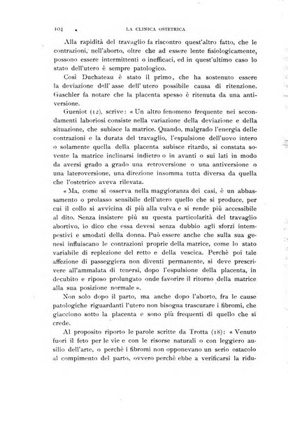 La clinica ostetrica rivista di ostetricia, ginecologia e pediatria. - A. 1, n. 1 (1899)-a. 40, n. 12 (dic. 1938)