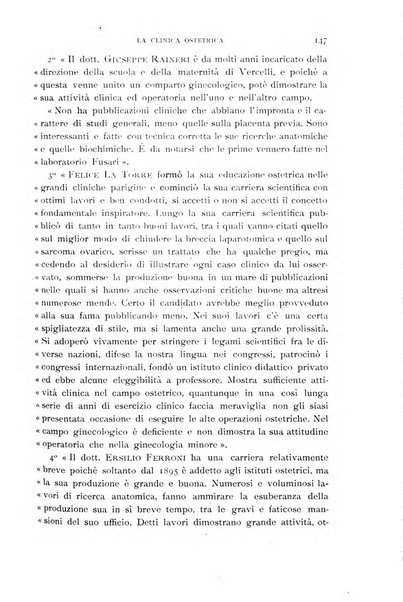 La clinica ostetrica rivista di ostetricia, ginecologia e pediatria. - A. 1, n. 1 (1899)-a. 40, n. 12 (dic. 1938)