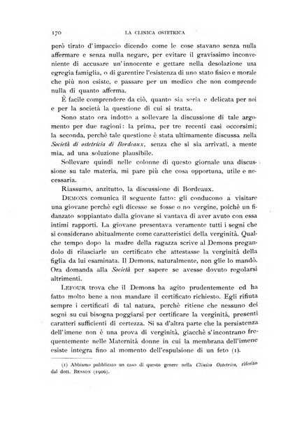 La clinica ostetrica rivista di ostetricia, ginecologia e pediatria. - A. 1, n. 1 (1899)-a. 40, n. 12 (dic. 1938)