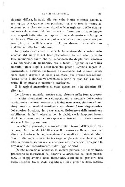 La clinica ostetrica rivista di ostetricia, ginecologia e pediatria. - A. 1, n. 1 (1899)-a. 40, n. 12 (dic. 1938)