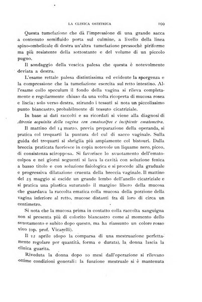 La clinica ostetrica rivista di ostetricia, ginecologia e pediatria. - A. 1, n. 1 (1899)-a. 40, n. 12 (dic. 1938)