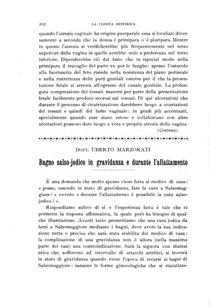 La clinica ostetrica rivista di ostetricia, ginecologia e pediatria. - A. 1, n. 1 (1899)-a. 40, n. 12 (dic. 1938)