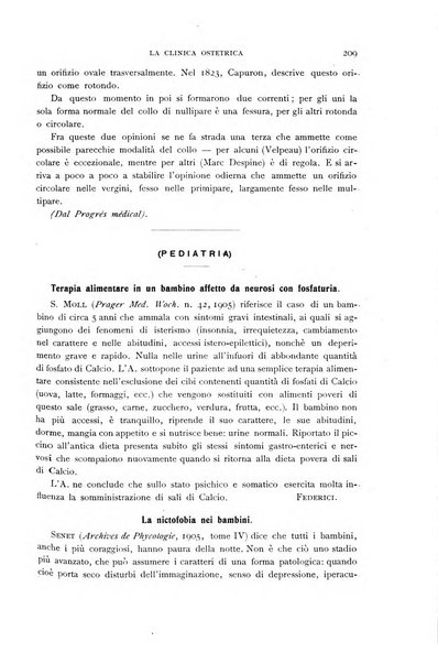 La clinica ostetrica rivista di ostetricia, ginecologia e pediatria. - A. 1, n. 1 (1899)-a. 40, n. 12 (dic. 1938)