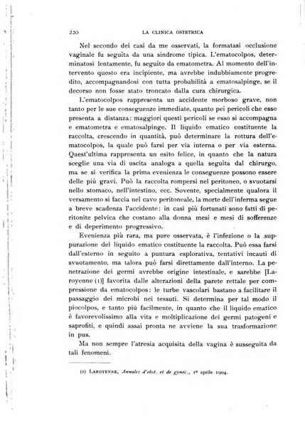 La clinica ostetrica rivista di ostetricia, ginecologia e pediatria. - A. 1, n. 1 (1899)-a. 40, n. 12 (dic. 1938)