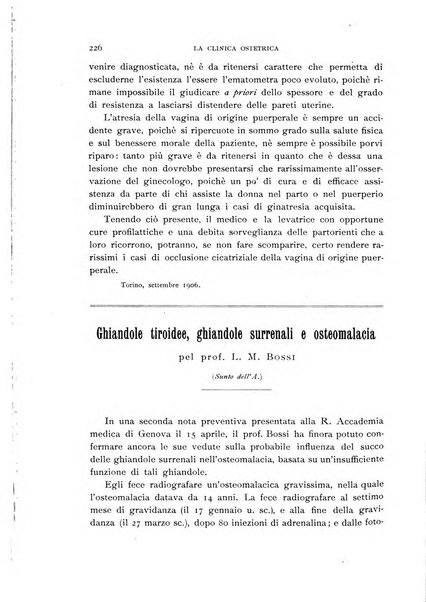 La clinica ostetrica rivista di ostetricia, ginecologia e pediatria. - A. 1, n. 1 (1899)-a. 40, n. 12 (dic. 1938)