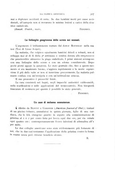 La clinica ostetrica rivista di ostetricia, ginecologia e pediatria. - A. 1, n. 1 (1899)-a. 40, n. 12 (dic. 1938)