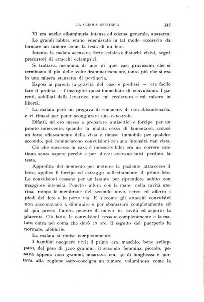 La clinica ostetrica rivista di ostetricia, ginecologia e pediatria. - A. 1, n. 1 (1899)-a. 40, n. 12 (dic. 1938)