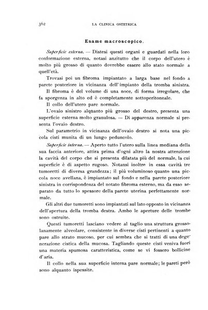 La clinica ostetrica rivista di ostetricia, ginecologia e pediatria. - A. 1, n. 1 (1899)-a. 40, n. 12 (dic. 1938)