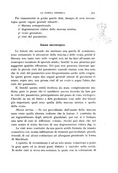 La clinica ostetrica rivista di ostetricia, ginecologia e pediatria. - A. 1, n. 1 (1899)-a. 40, n. 12 (dic. 1938)