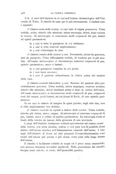 La clinica ostetrica rivista di ostetricia, ginecologia e pediatria. - A. 1, n. 1 (1899)-a. 40, n. 12 (dic. 1938)