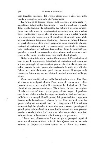 La clinica ostetrica rivista di ostetricia, ginecologia e pediatria. - A. 1, n. 1 (1899)-a. 40, n. 12 (dic. 1938)