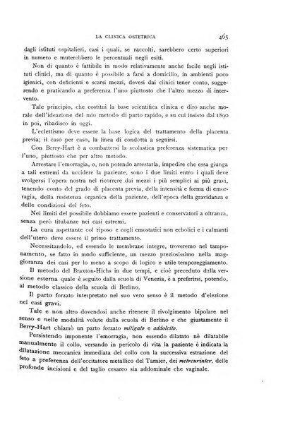 La clinica ostetrica rivista di ostetricia, ginecologia e pediatria. - A. 1, n. 1 (1899)-a. 40, n. 12 (dic. 1938)