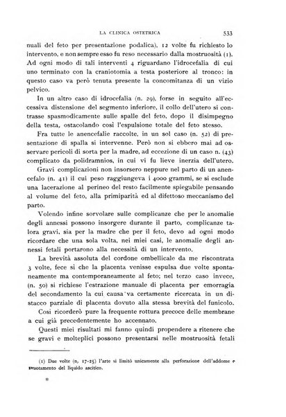 La clinica ostetrica rivista di ostetricia, ginecologia e pediatria. - A. 1, n. 1 (1899)-a. 40, n. 12 (dic. 1938)