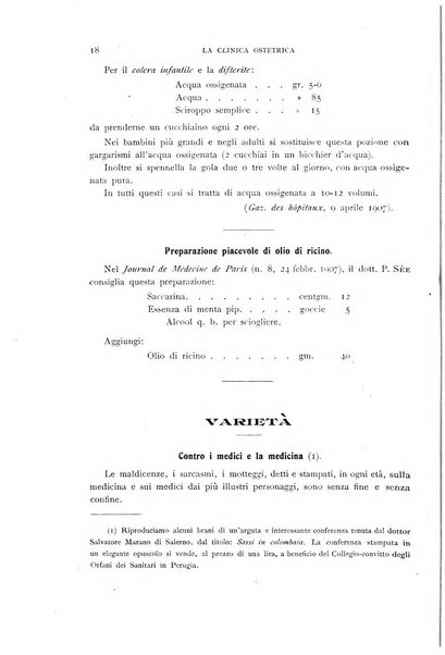 La clinica ostetrica rivista di ostetricia, ginecologia e pediatria. - A. 1, n. 1 (1899)-a. 40, n. 12 (dic. 1938)