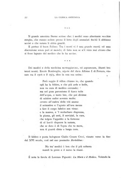 La clinica ostetrica rivista di ostetricia, ginecologia e pediatria. - A. 1, n. 1 (1899)-a. 40, n. 12 (dic. 1938)