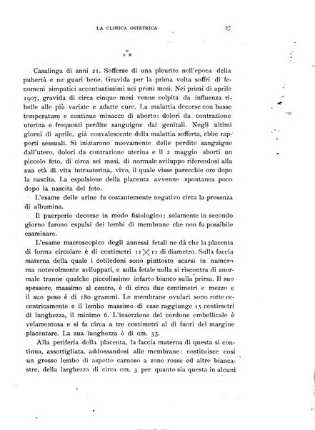 La clinica ostetrica rivista di ostetricia, ginecologia e pediatria. - A. 1, n. 1 (1899)-a. 40, n. 12 (dic. 1938)