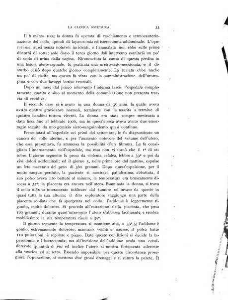 La clinica ostetrica rivista di ostetricia, ginecologia e pediatria. - A. 1, n. 1 (1899)-a. 40, n. 12 (dic. 1938)