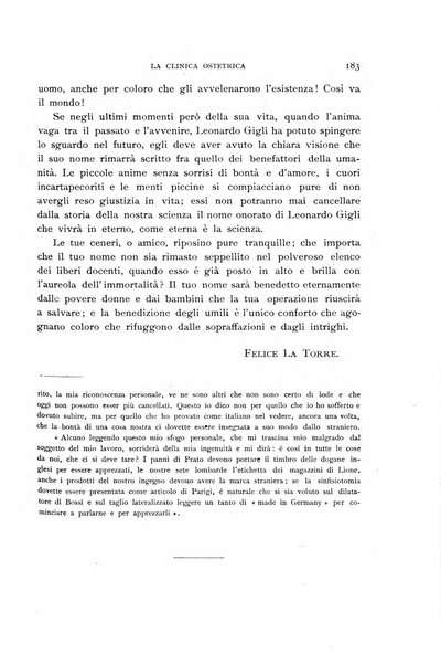 La clinica ostetrica rivista di ostetricia, ginecologia e pediatria. - A. 1, n. 1 (1899)-a. 40, n. 12 (dic. 1938)