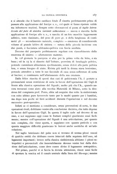 La clinica ostetrica rivista di ostetricia, ginecologia e pediatria. - A. 1, n. 1 (1899)-a. 40, n. 12 (dic. 1938)