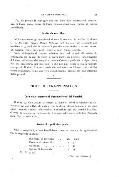 La clinica ostetrica rivista di ostetricia, ginecologia e pediatria. - A. 1, n. 1 (1899)-a. 40, n. 12 (dic. 1938)