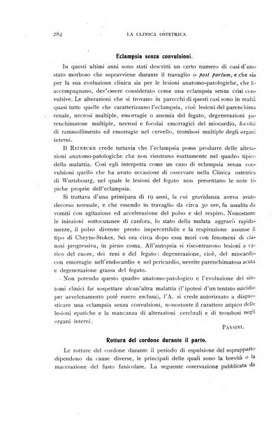 La clinica ostetrica rivista di ostetricia, ginecologia e pediatria. - A. 1, n. 1 (1899)-a. 40, n. 12 (dic. 1938)