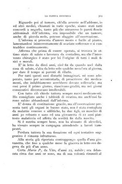 La clinica ostetrica rivista di ostetricia, ginecologia e pediatria. - A. 1, n. 1 (1899)-a. 40, n. 12 (dic. 1938)