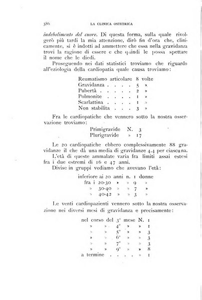 La clinica ostetrica rivista di ostetricia, ginecologia e pediatria. - A. 1, n. 1 (1899)-a. 40, n. 12 (dic. 1938)