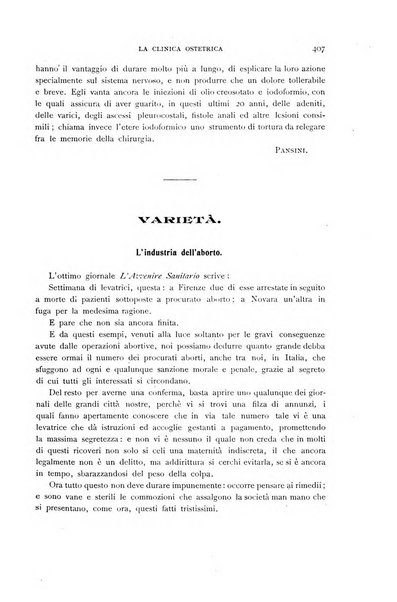 La clinica ostetrica rivista di ostetricia, ginecologia e pediatria. - A. 1, n. 1 (1899)-a. 40, n. 12 (dic. 1938)