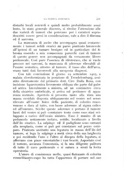 La clinica ostetrica rivista di ostetricia, ginecologia e pediatria. - A. 1, n. 1 (1899)-a. 40, n. 12 (dic. 1938)