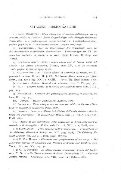 La clinica ostetrica rivista di ostetricia, ginecologia e pediatria. - A. 1, n. 1 (1899)-a. 40, n. 12 (dic. 1938)