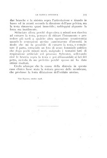 La clinica ostetrica rivista di ostetricia, ginecologia e pediatria. - A. 1, n. 1 (1899)-a. 40, n. 12 (dic. 1938)